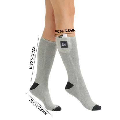 Beheizte Socken | Wiederaufladbare Thermosocken mit einstellbarer Temperatur und bis zu 8 Stunden Wärme