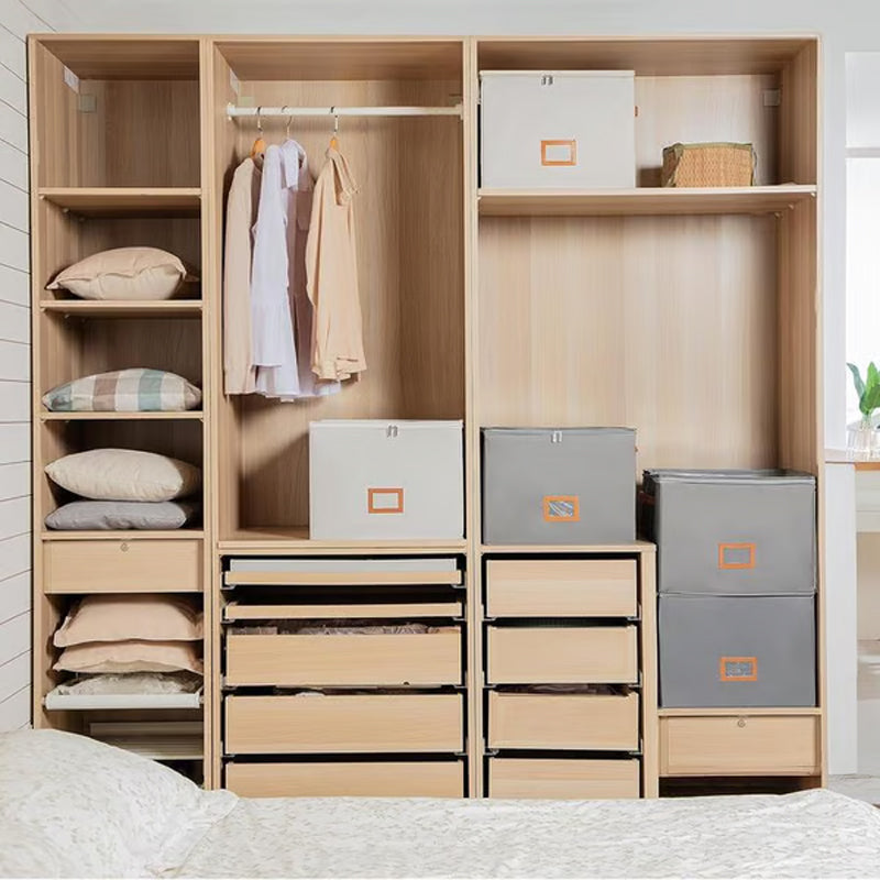 Boîte de rangement en tissu pour chaussures – Pliable, grande capacité, anti-poussière et respirante pour placard et chambre