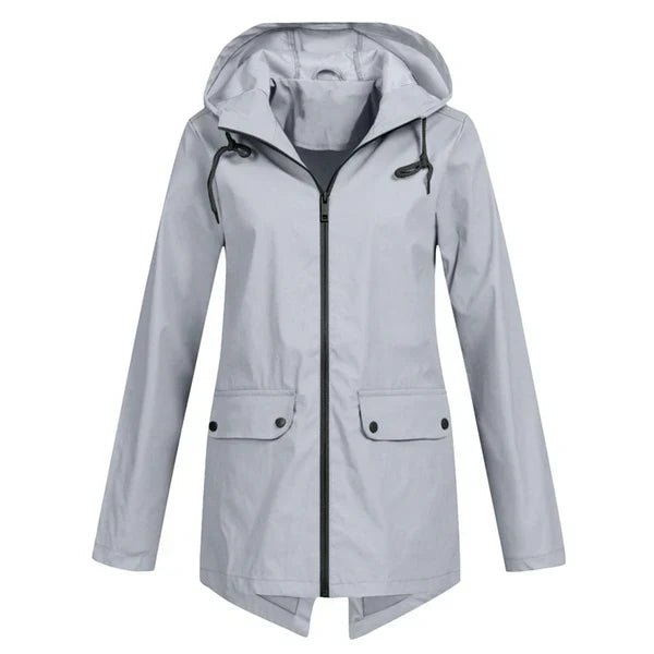 Veste de Pluie Tendance pour Dames avec Capuche - Liora