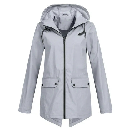 Veste de Pluie Tendance pour Dames avec Capuche - Liora