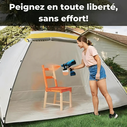 Pistolet à peinture électrique sans fil - peignez en toute liberté