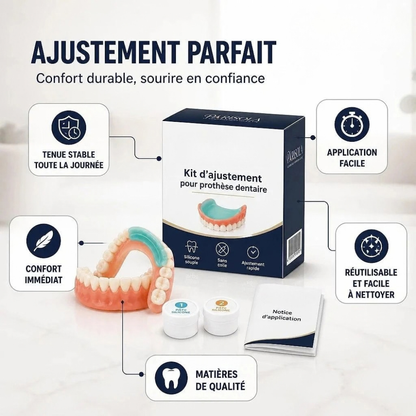 Kit d’ajustement pour dentier - confort au quotidien
