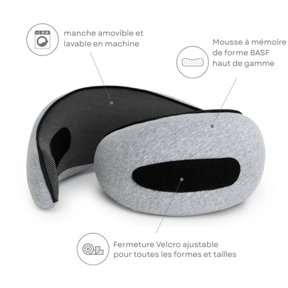 TRAVELNEST Oreiller de Voyage Ergonomique – Soutien Cervical Optimal pour Voyager en Toute Sérénité