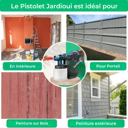 Pistolet à peinture électrique sans fil - peignez en toute liberté