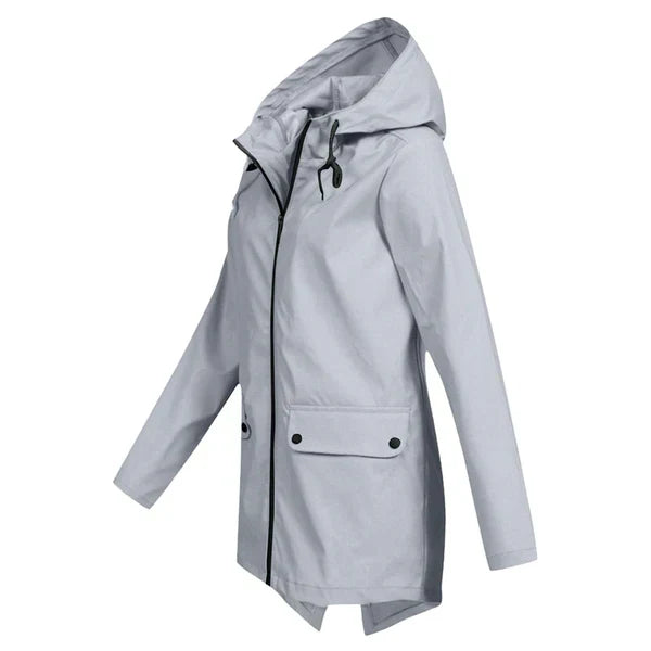 Veste de Pluie Tendance pour Dames avec Capuche - Liora