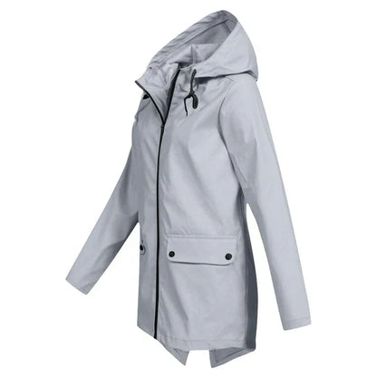 Veste de Pluie Tendance pour Dames avec Capuche - Liora