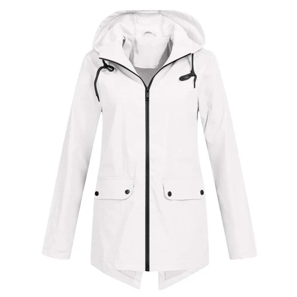 Veste de Pluie Tendance pour Dames avec Capuche - Liora