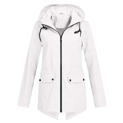 Veste de Pluie Tendance pour Dames avec Capuche - Liora