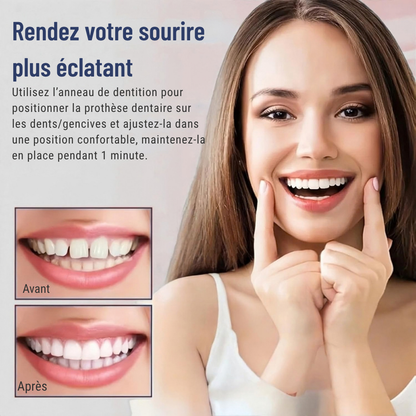Prothèse dentaire cosmétique amovible - une apparence soignée au quotidien