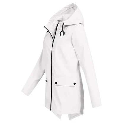 Veste de Pluie Tendance pour Dames avec Capuche - Liora