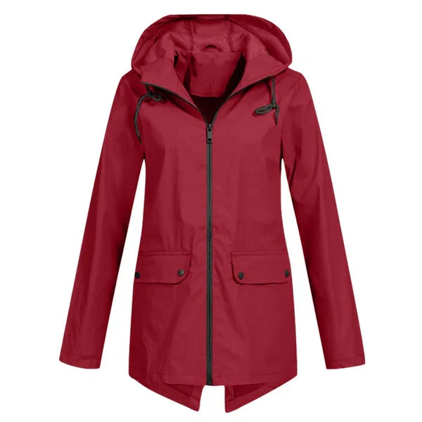 Veste de Pluie Tendance pour Dames avec Capuche - Liora