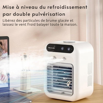 Rafraîchisseur d'air avec diffuseur de parfum intégré — Fraîcheur et bien-être à domicile
