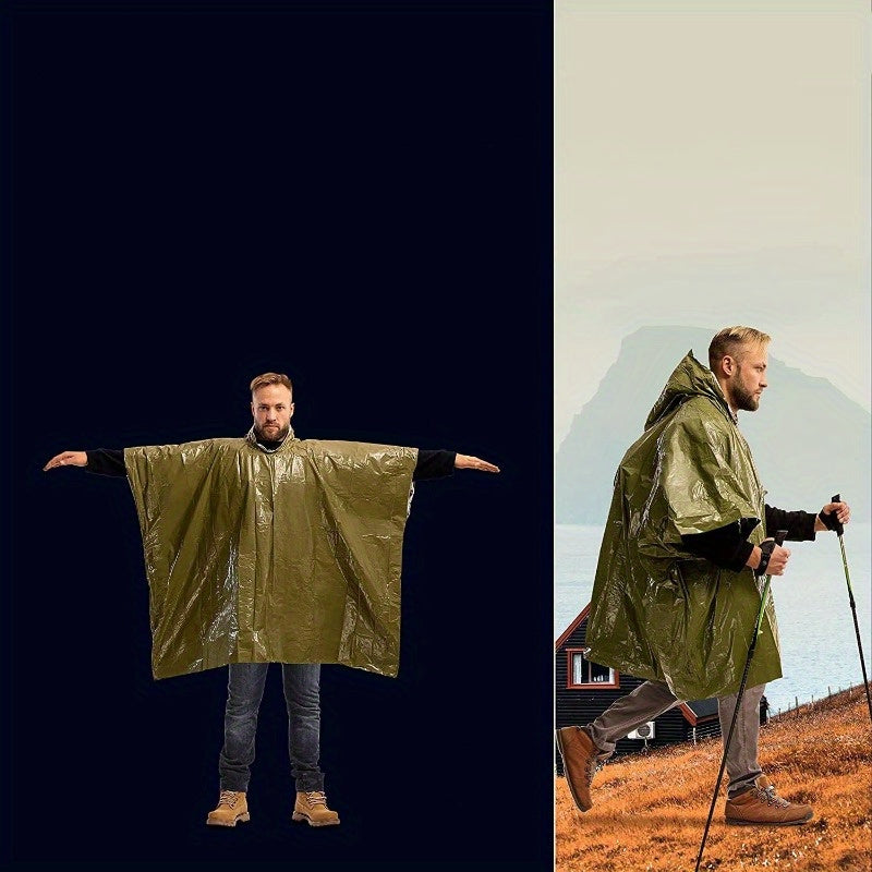 Ponchos d'Urgence StormGuard - Protection Imperméable et Thermique