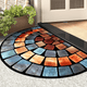 Rutschfeste Eingangsmatte aus Polyester – gepflegter Empfang, 50 × 80 cm