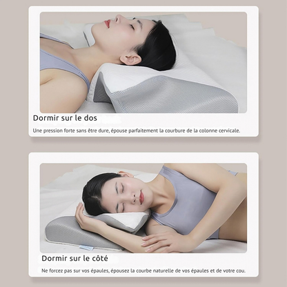 Oreiller cervical à mémoire de forme - un appui adapté à vos nuits