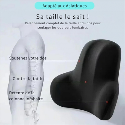 Coussin lombaire en mousse à mémoire de forme - confort au quotidien