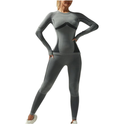 Zweiteiliges Damen-Skiset für den Winter – Jacke und Hose aus Stretchstoff