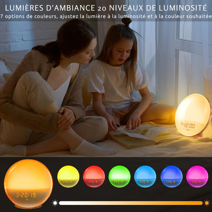 Réveil simulateur d’aube lumineux - des matins tout en douceur