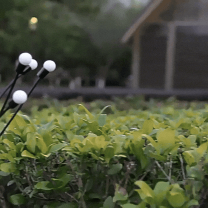 Lampes solaires LED effet luciole - une ambiance féerique au jardin