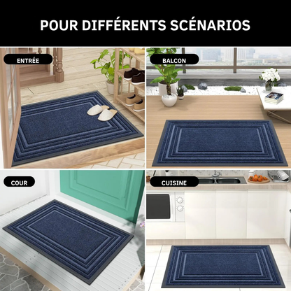 Tapis de porte en caoutchouc - antidérapant, pour une entrée propre