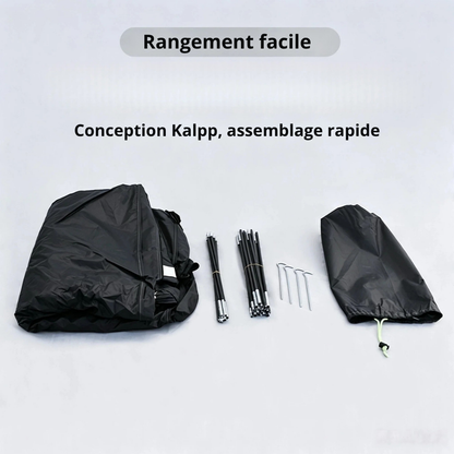 Abri de rangement pliable 200 × 80 × 165 cm - matériel protégé