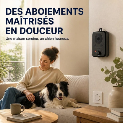 Répulsif anti-aboiement sans collier - retrouvez plus de calme