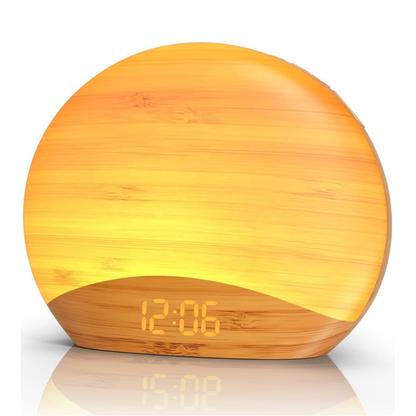 Réveil simulateur d’aube 26 sons - une lumière douce au réveil
