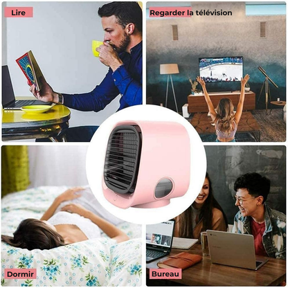 Kompakter 2-in-1 Luftkühler mit USB-Luftbefeuchter – Frische und Komfort im Alltag