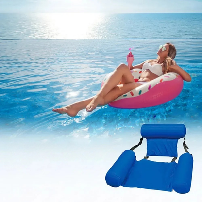 Bequemer aufblasbarer Wasserstuhl – Ultimative Entspannung für Pool, See und Strand