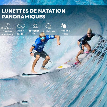 Lunettes de Natation Anti-Buée – Confort, Vision 180° & Performance