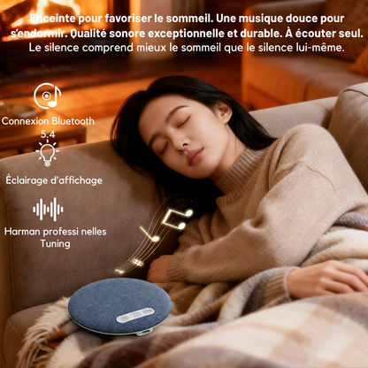 Haut-parleur d’oreiller Bluetooth ultrafin - écoute discrète au coucher