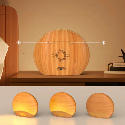 Réveil simulateur d’aube 26 sons - une lumière douce au réveil
