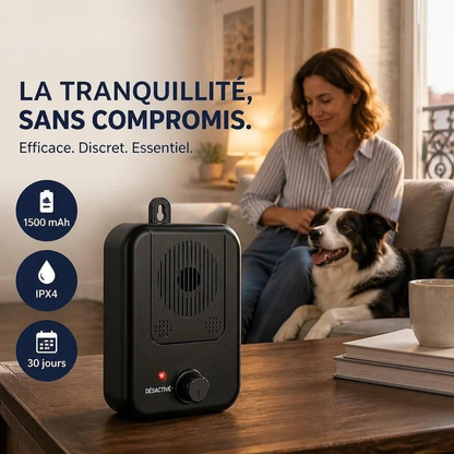 Répulsif anti-aboiement sans collier - retrouvez plus de calme