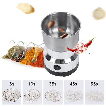 Moulin électrique en inox 220 V - vos ingrédients moulus facilement