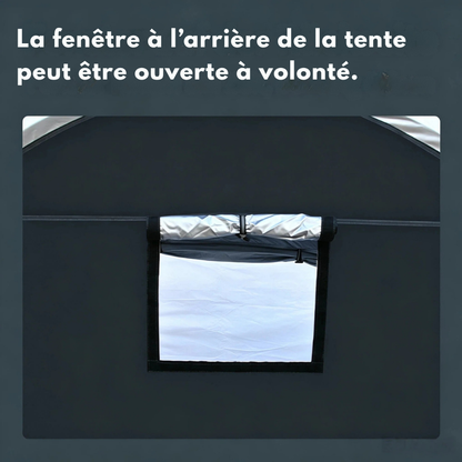 Abri de rangement pliable 200 × 80 × 165 cm - matériel protégé