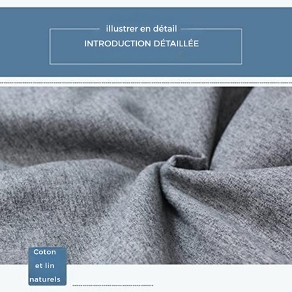 Housse de pouf en polyester 80 × 90 cm - confort à personnaliser