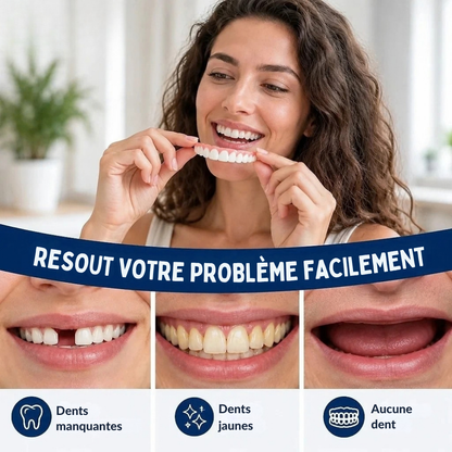 Prothèse dentaire amovible en silicone - solution cosmétique pour le sourire