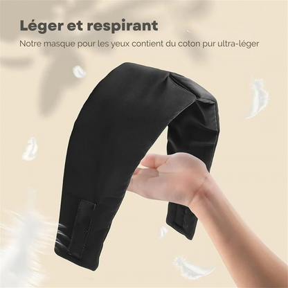 Masque de nuit en soie de mûrier - douceur et obscurité au coucher