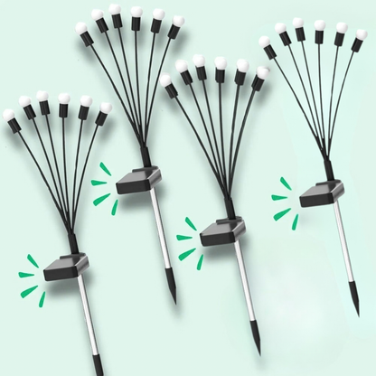 Lampes solaires LED effet luciole - une ambiance féerique au jardin