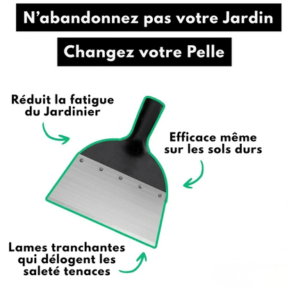 Pelle de jardin multifonction en acier - pratique pour vos travaux extérieurs