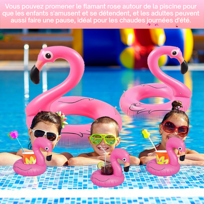 Aufblasbarer Flamingo-Schwimmring – Lustiges und bequemes Poolzubehör für den Sommer