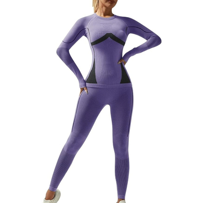 Zweiteiliges Damen-Skiset für den Winter – Jacke und Hose aus Stretchstoff