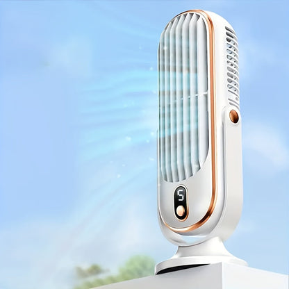Ventilateur de Refroidissement AeroLux Elite | Double Moteur, Rotation à 720°, Rechargeable par USB & Ultra Silencieux pour un Confort Ultime Partout