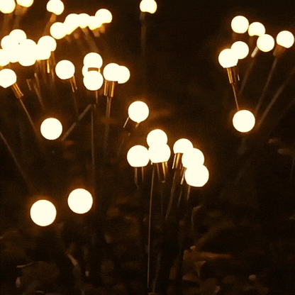 Lampes solaires LED effet luciole - une ambiance féerique au jardin
