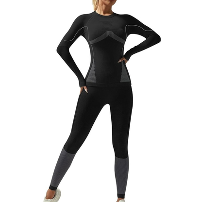 Zweiteiliges Damen-Skiset für den Winter – Jacke und Hose aus Stretchstoff