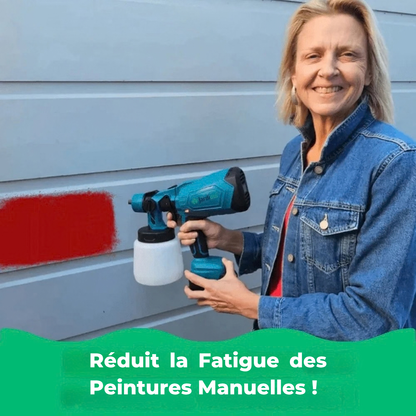 Pistolet à peinture électrique sans fil - peignez en toute liberté
