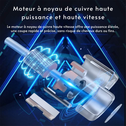 Tondeuse cheveux sans fil 2200 mAh - des contours nets au quotidien
