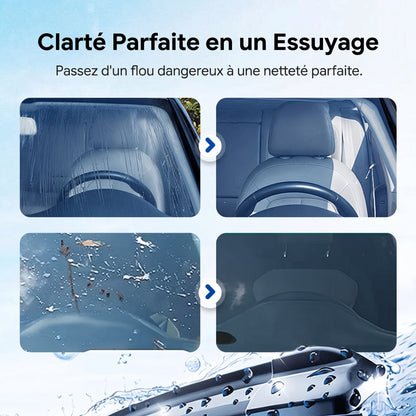 Dissolvant portable de film d'huile pour vitres