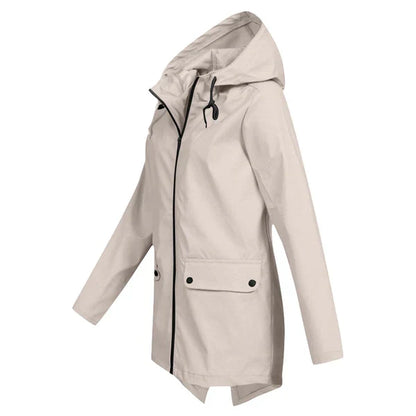 Veste de Pluie Tendance pour Dames avec Capuche - Liora