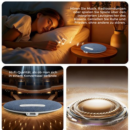 Haut-parleur d’oreiller Bluetooth ultrafin - écoute discrète au coucher